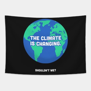 The Climate Is Changing | Global Warming Tapestry