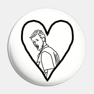 Valentine for a Distracted Boyfriend Outline Pin