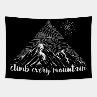 Climb every Mountain Tapestry