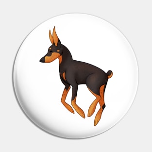 Cozy Doberman Pin