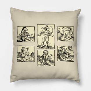 Medieval myths and demons Pillow