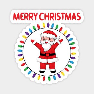 Cute Christmas Santa Magnet