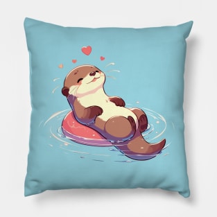 Kawaii Anime Love Otter Bath Pillow