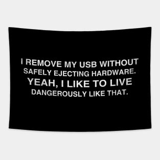 Living Dangerously: USB Tapestry