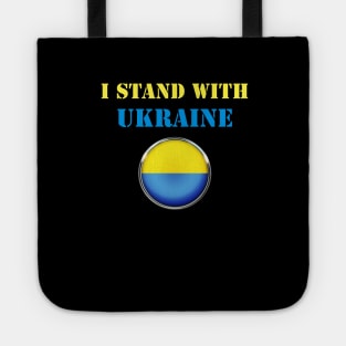 I STAND WITH UKRAINE text and illustration-3 Tote