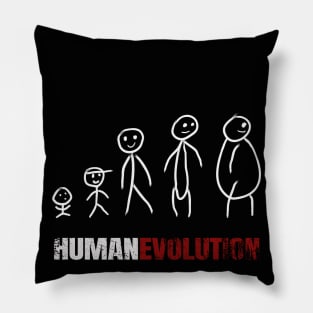 Human Evolution Pillow