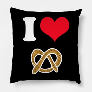 pretzel day Pillow