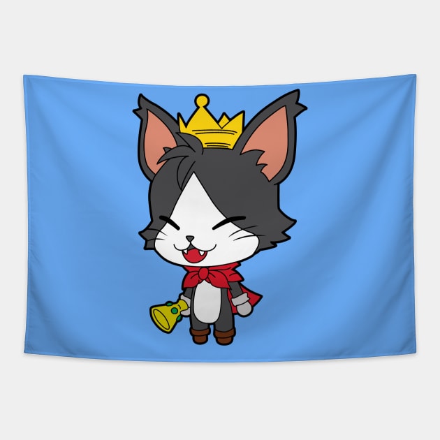 Cute Cait Sith Tapestry by JamesCMarshall