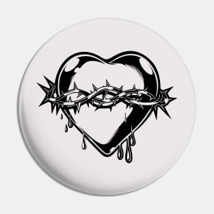 ALL HEARTS BLEED Pin