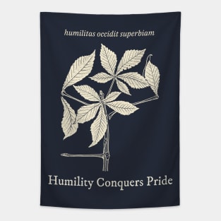 Humilitas Occidit Superbiam - Humility Conquers Pride Tapestry