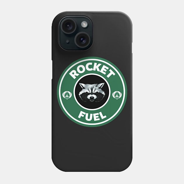 Guardians Of The Galaxy Rocket Fuel Starbucks Phone Case by Rebus28