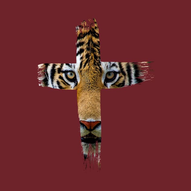 Tiger In A Cross by StormChaserD