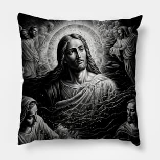 miracles of jesus Pillow