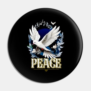 Peace on earth - no war Pin