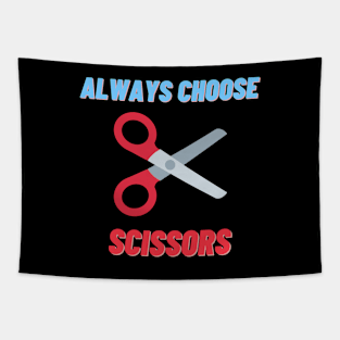 Always Choose (Scissors) Tapestry