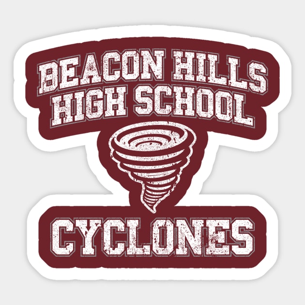 Metal Wall Sign - Beacon Hills High School Teen Wolf Series Arrow Plaque