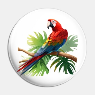 Macaw Lover Pin