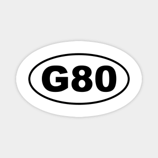 G80 M3 Chassis Code Marathon Style Magnet