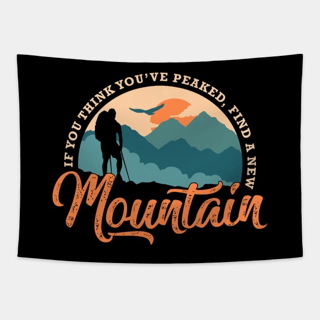 Hiking Lover - Endless Adventure Tapestry by Sachpica