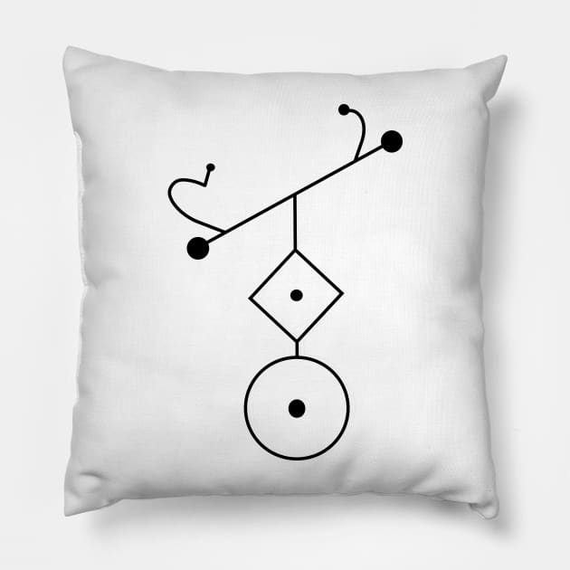 Bow Sigil Pillow by katelin1