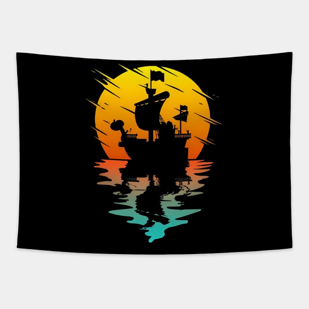 going d luffy pirate Tapestry by sarinurfatimah