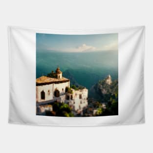 Golden sun on the Amalfi Coast Tapestry