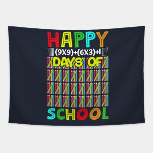 Happy (9-9)+(6-3)+1 Days Of School Tapestry