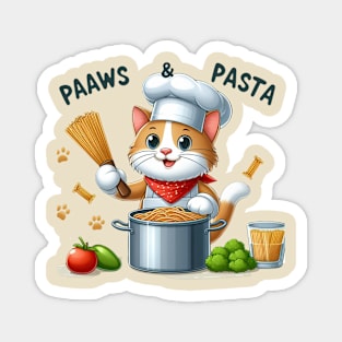 Paaws and pasta Magnet