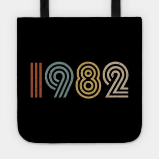 1982 Birth Year Retro Style Tote