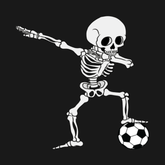 Dabbing Skeleton Soccer Shirt Soccer Player Skeleton Shirt Soccer ...