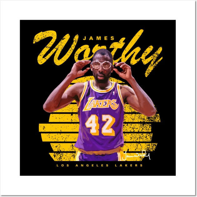 Original James Worthy 650 Poster at