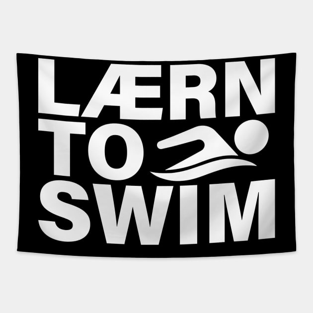 Learn to swim Tapestry by Nagorniak