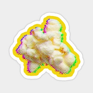 Popcorn Snack Glitch Magnet