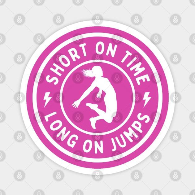 Long Jump Magnet by footballomatic