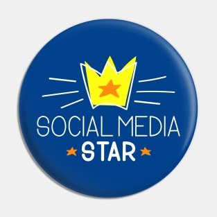 Social Media Star Pin