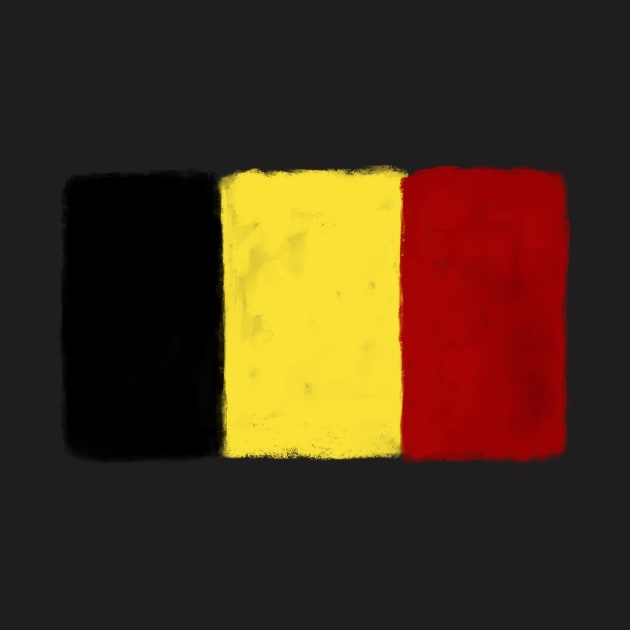 Belgium Grunge Flag by shamila