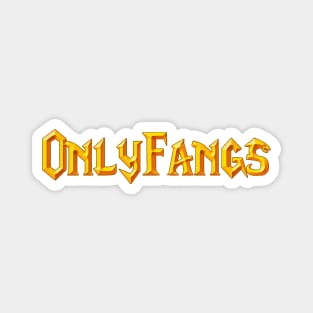 OnlyFangs TShirt – Funny World of Warcraft OnlyFangs Logo Astarion Vampire Bite Gamer Magnet