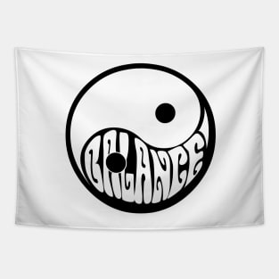 Ying yang balance Tapestry