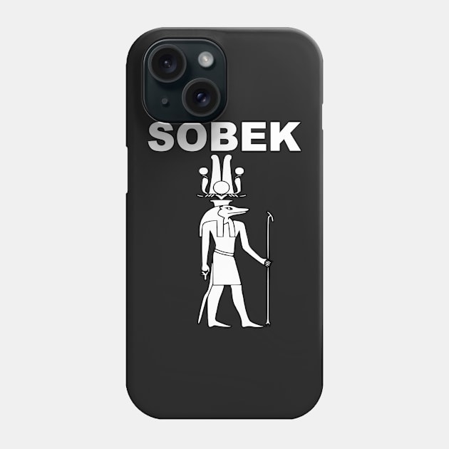 Sobek Ancient Egyptian God Phone Case by AgemaApparel