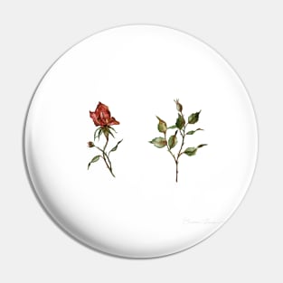 Loose Rose Buds Pin