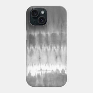 Gray Ombre Tie-Dye Stripes Phone Case