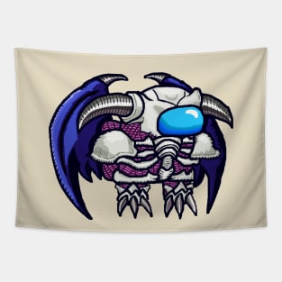 Suspicious Skull Monster Tapestry