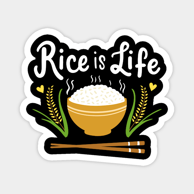 Rice Filipino Philippines Asian Food Magnet by KAWAIITEE