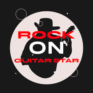 ROCK ON GUITAR STAR - RED T-Shirt