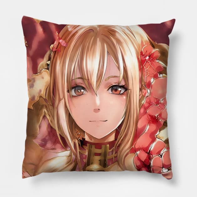 anime fashion Pillow by animegirlnft