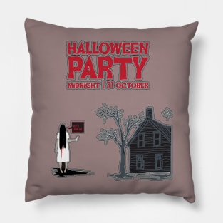 Halloween Party midnight Oct 31 Pillow