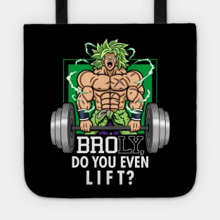 Brolifting Anime Gym Lifting Legendary Warrior Workout Meme Tote