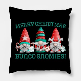 Bunco Christmas Merry Christmas Bunco Gnomies Pillow