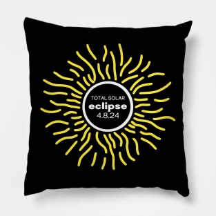 Total Solar Eclipse 2024 Pillow