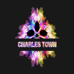 Charles town Tie Dye Watercolor Gift Souvenir T-Shirt